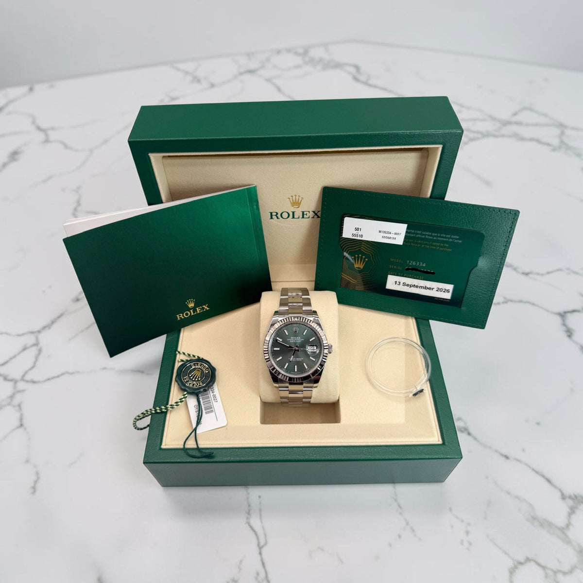Rolex DJ41 Mint Green 126334