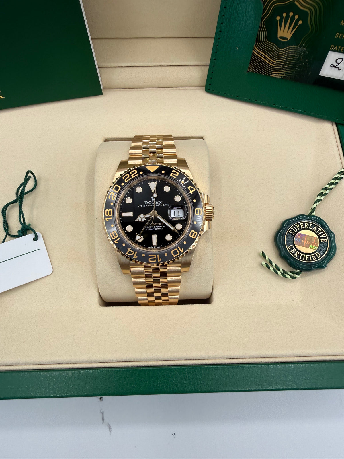 Rolex 126718GRNR GMT- Full Gold