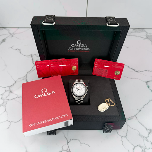 OMEGA Speedmaster Professional Moonwatch White Dial