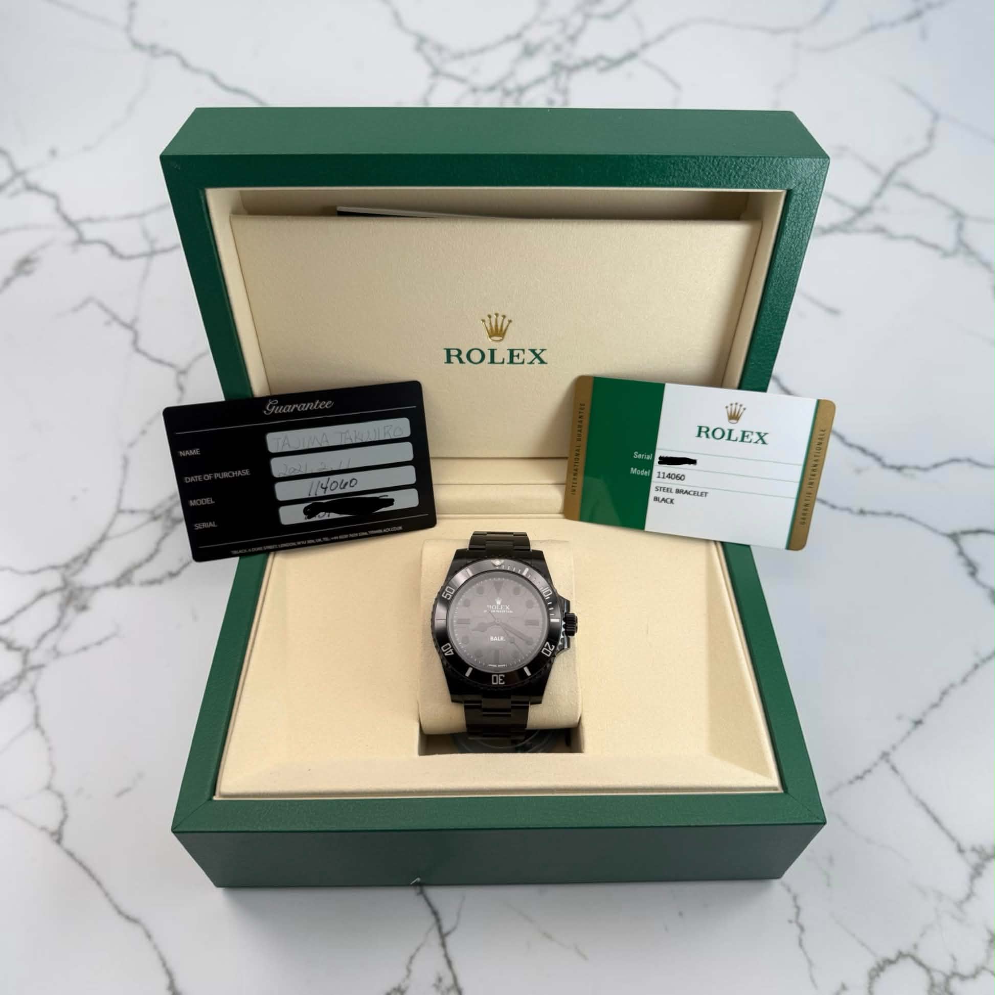 Rolex Submariner 114060 – ALL BLACK
