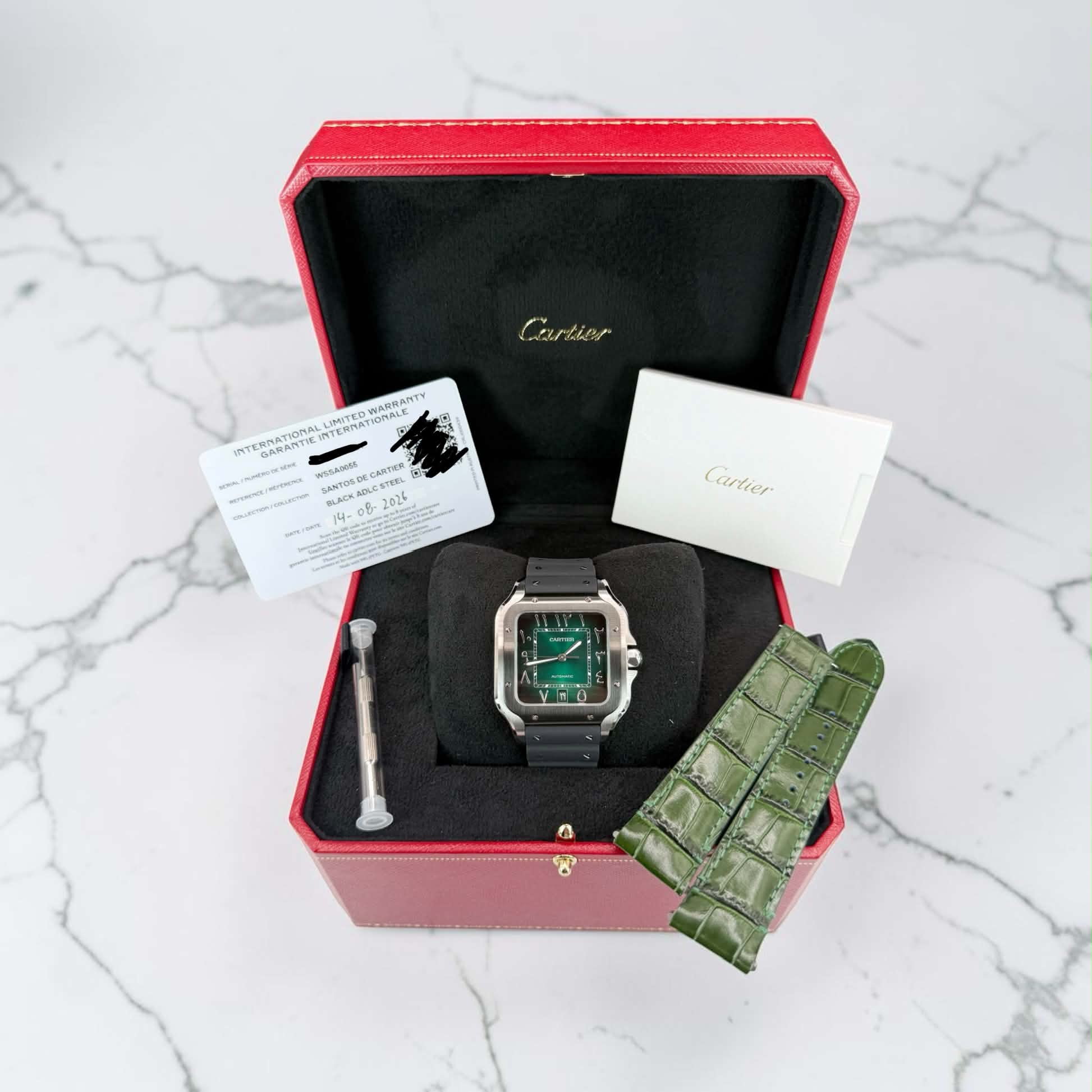Cartier Santos WSSA0055 Arabic Dial